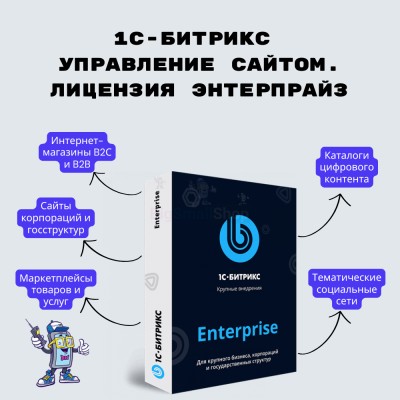 1С-Битрикс: Управление сайтом. Лицензия Энтерпрайз - купить в Мулдакаево